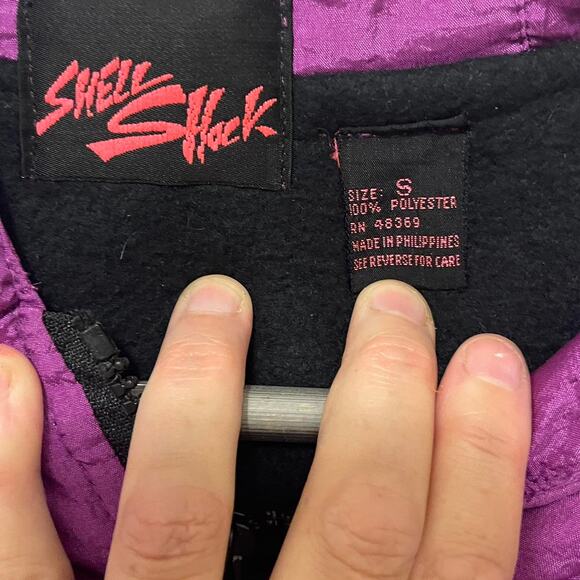 80's Shell Shock Windbreaker - Size Small - Picture 4 of 6